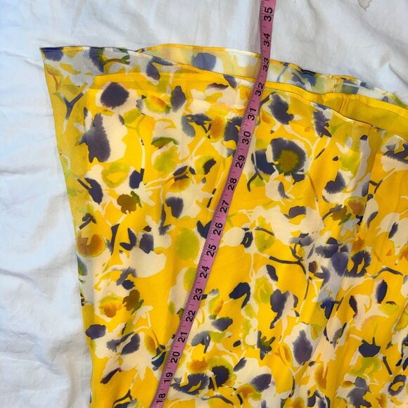 NWT. Ieena for Mac Duggal 70207 Bell Sleeve Floral Print Dress Size 6 - Picture 11 of 13